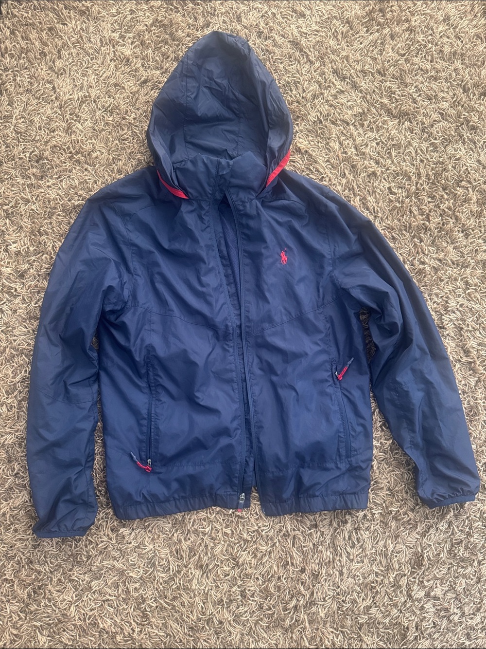 Ralph Lauren Navy Jacket with Red Accents